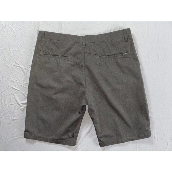 Volcom Flat Front Vmonty Chino Skate Shorts. Greenish Gray, Men's Size 38. EUC!! - Picture 4 of 5